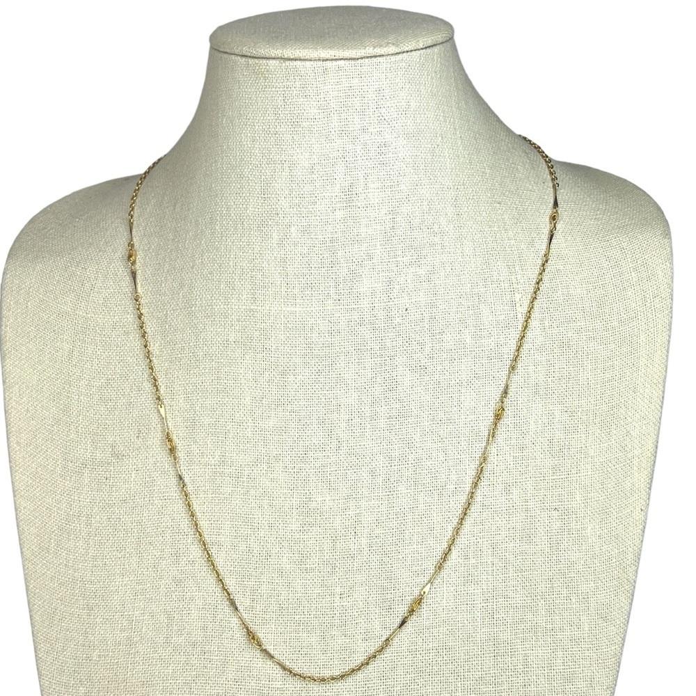 Delicate Dainty Chain Link Gold Necklace